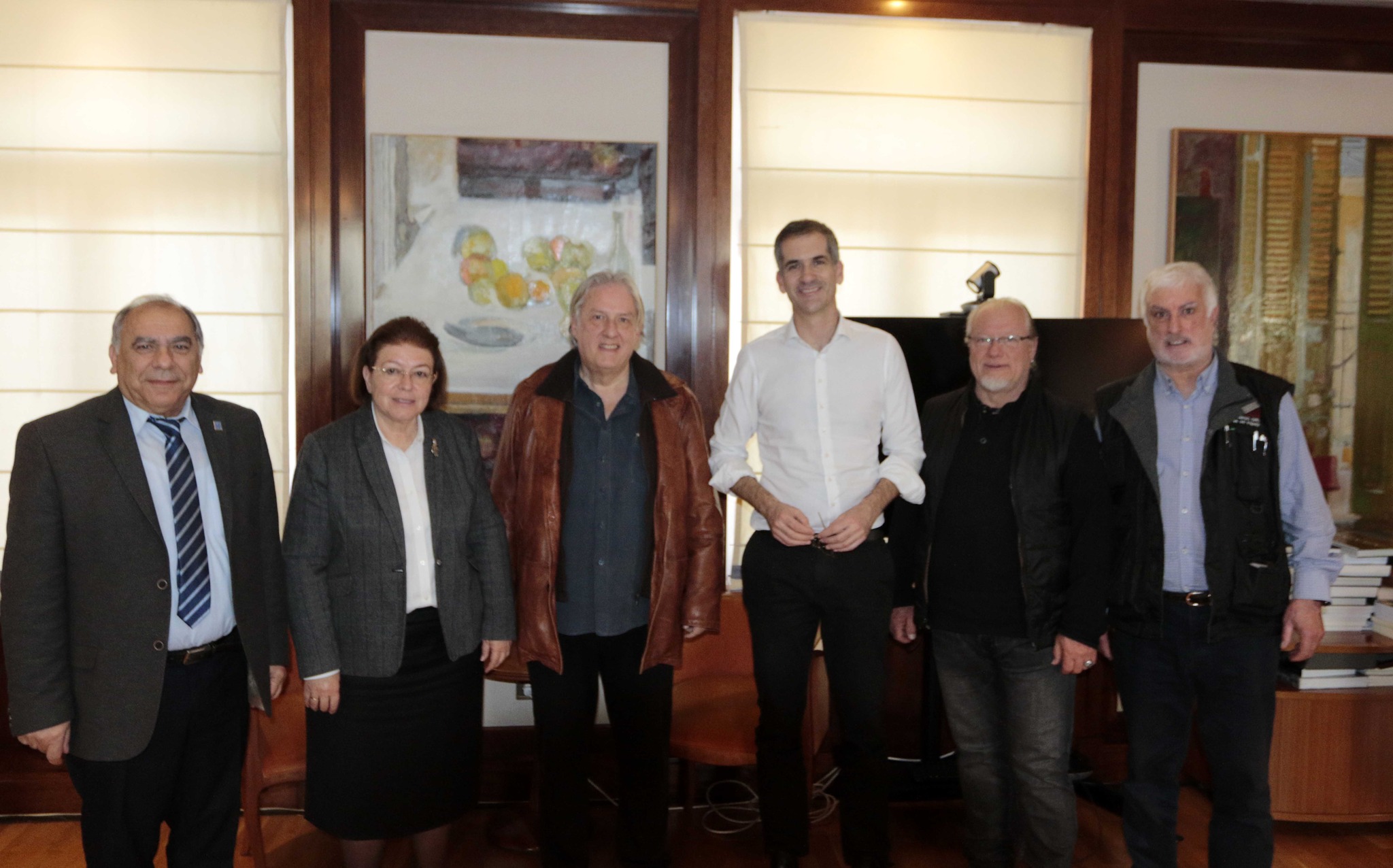 Συνάντηση με την Υπουργό Πολιτισμού και τον Δήμαρχο Αθηναίων